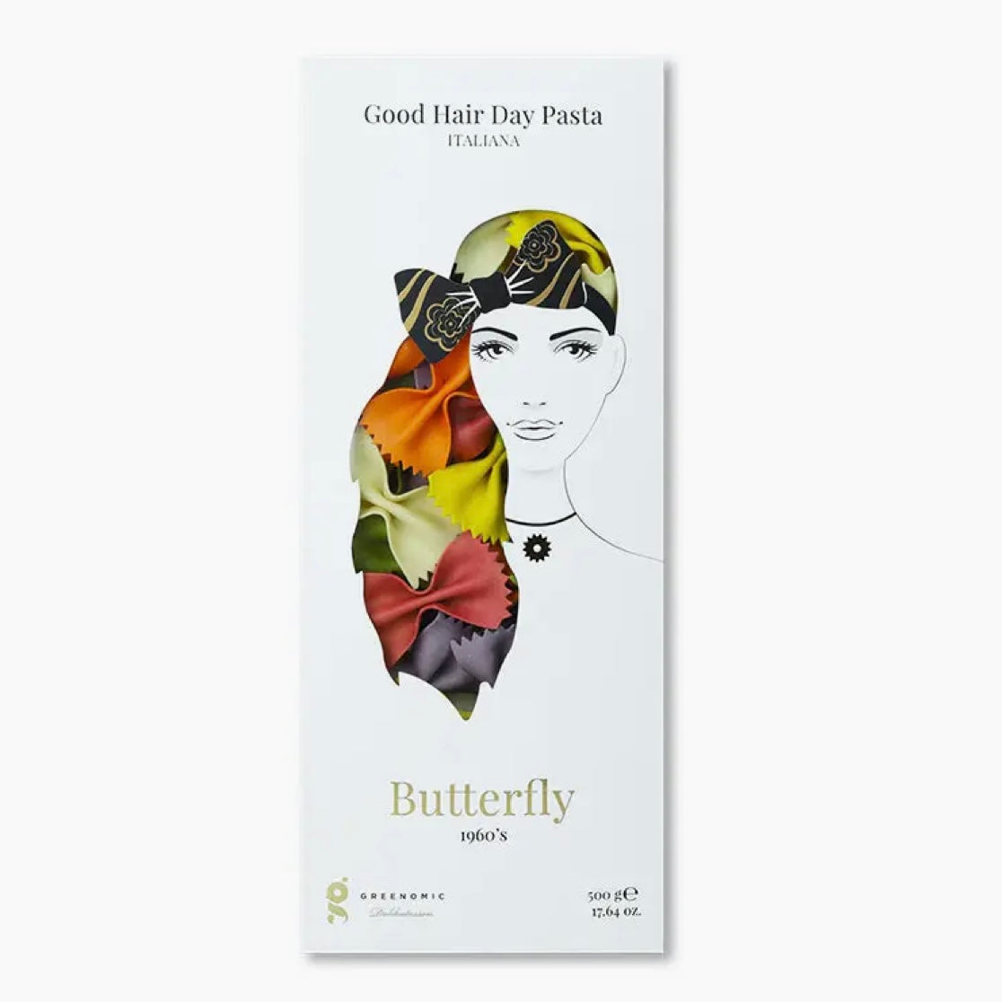 Good Hair Day Pasta Butterfly 1960's