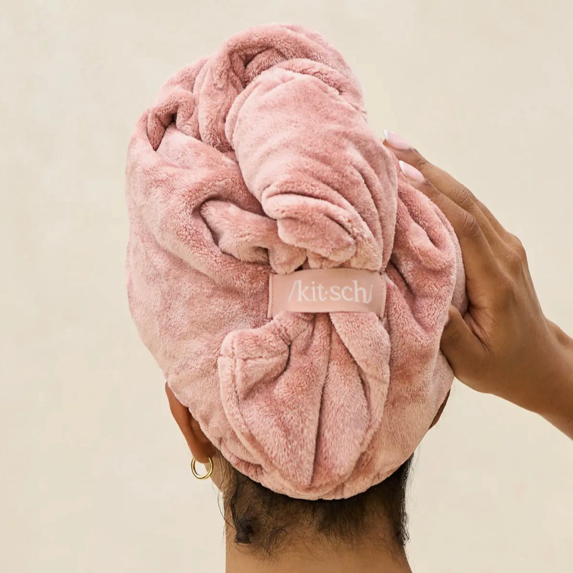 / Kit•sch / Plush Microfiber Hair Towel Turban