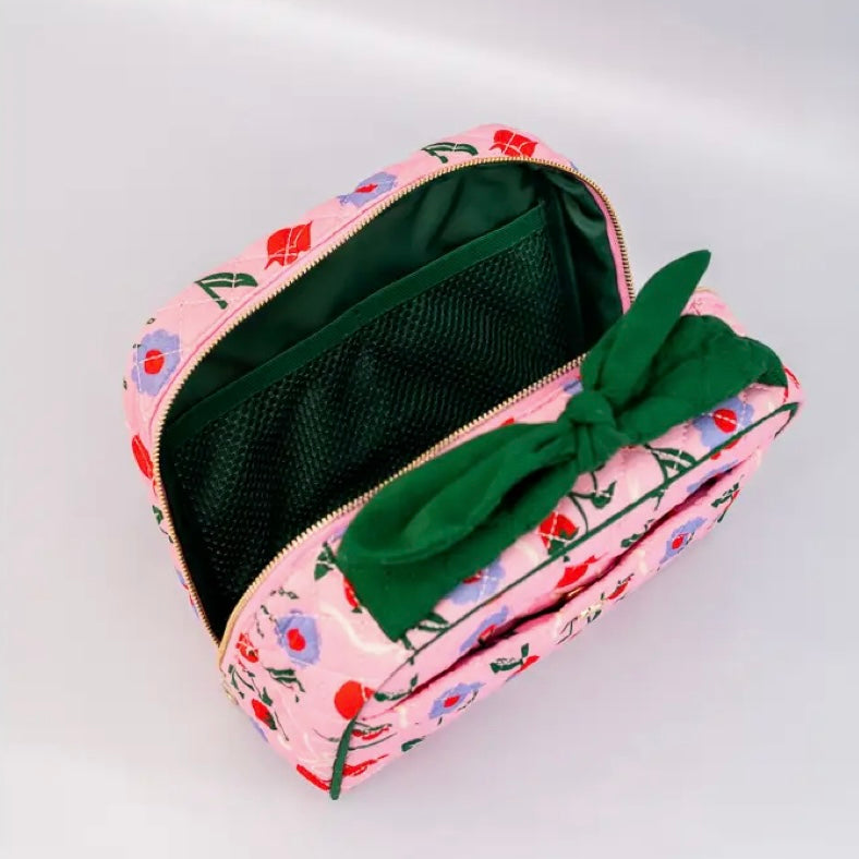 Getaway Toiletry Bag-Cherry Lips