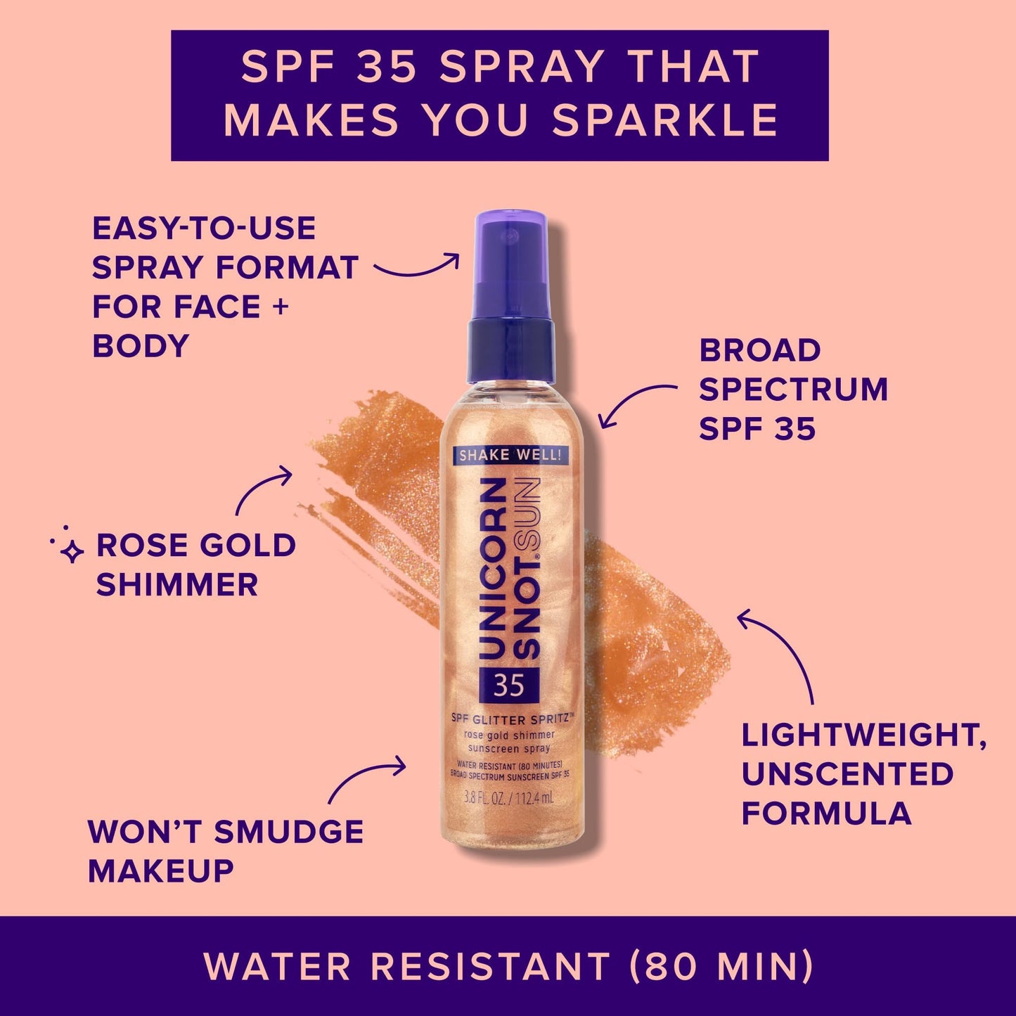 Unicorn Snot SPF 35 Glitter Spritz