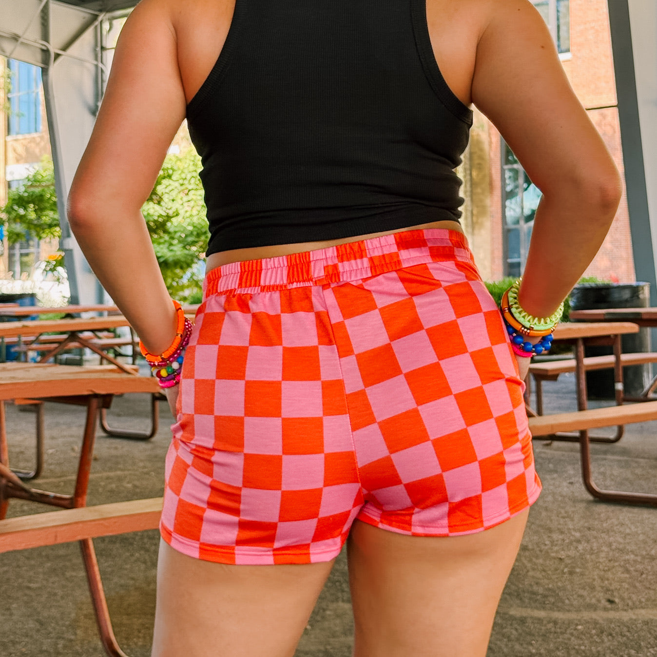 Checkered Shorts