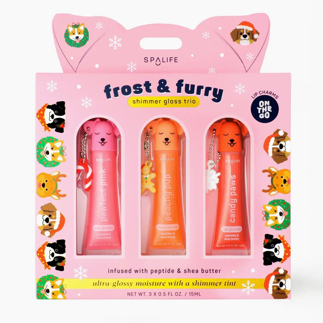 Holiday Frost & Furry Shimmer Gloss Trio