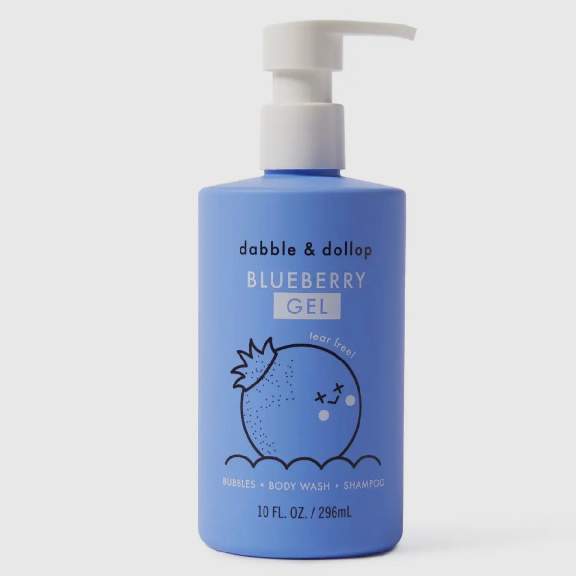 Dabble & Dollop 3-in-1 Shampoo, Body Wash, and Bubble Bath Gel