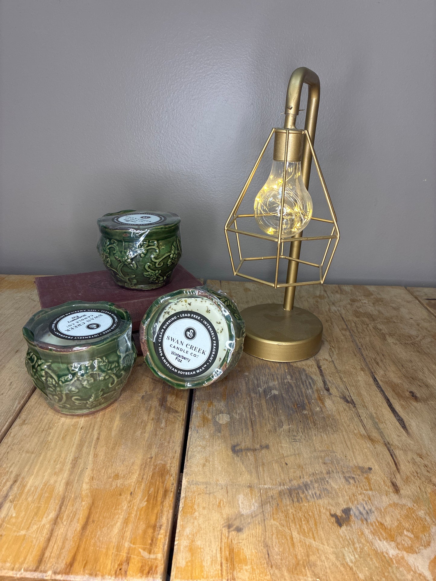 Swan Creek Holiday Pottery - Small Round Pot