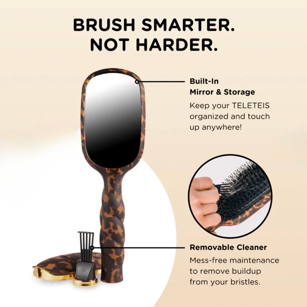 Teleties Boar Bristle Hair Brush