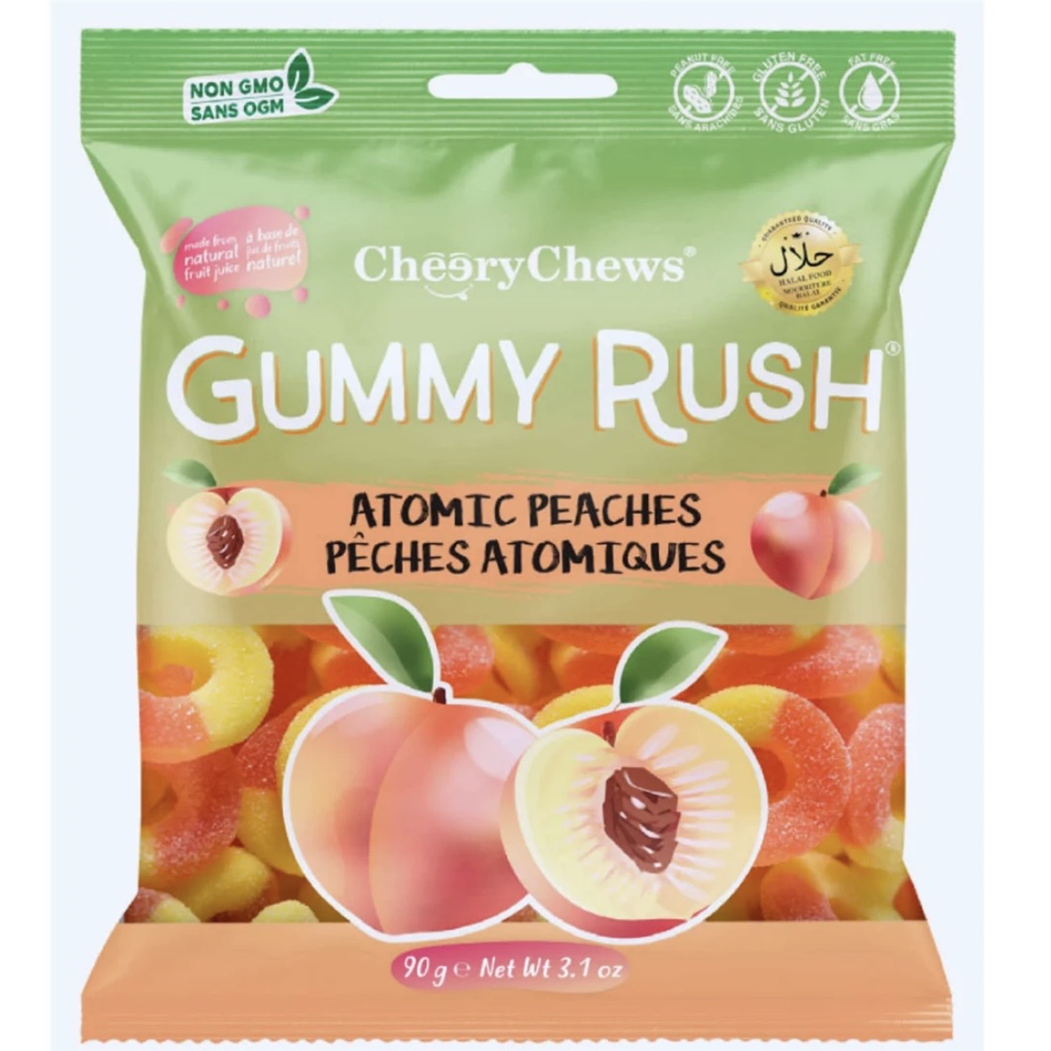 Gummy Rush Atomic Peaches