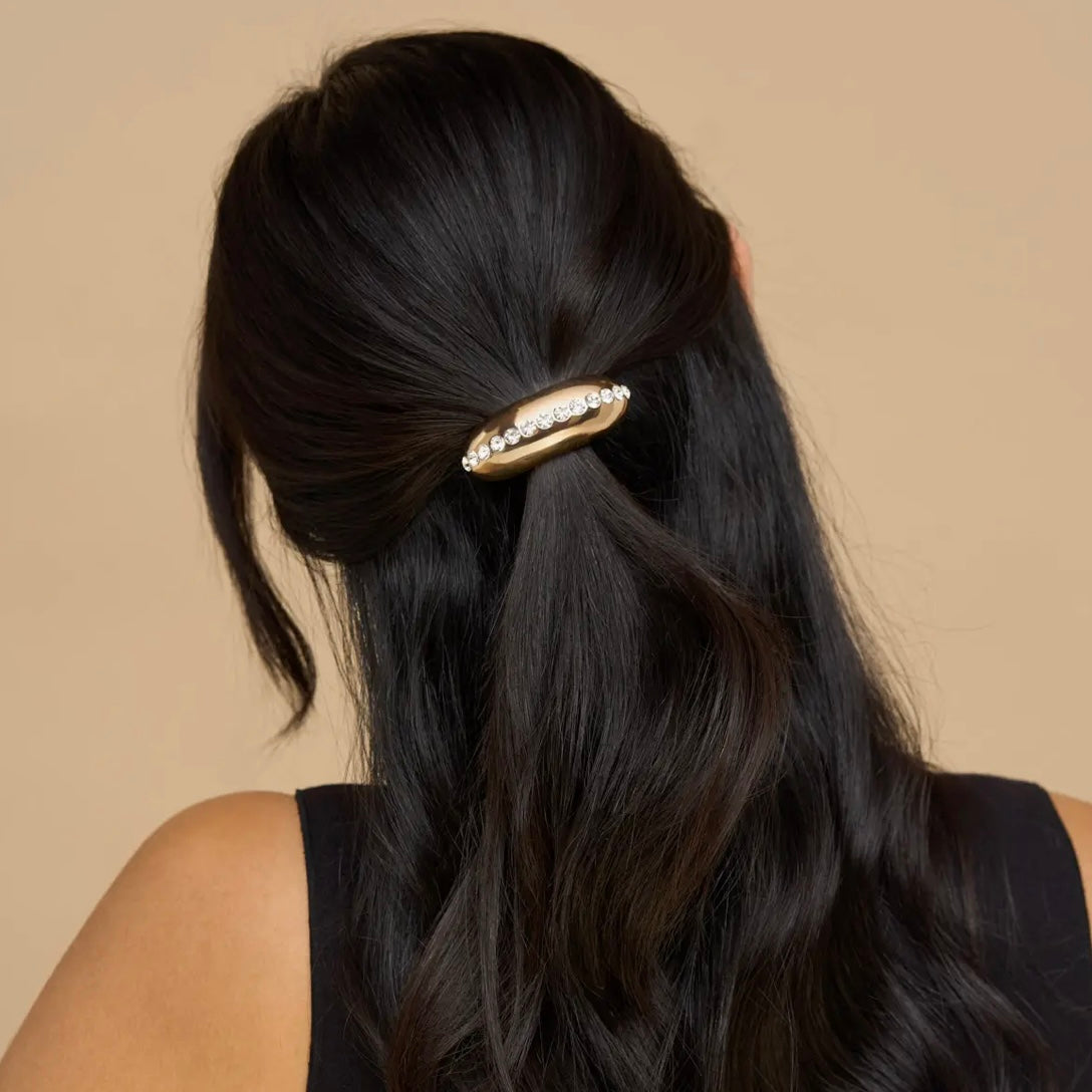 / Kit • sch / Holiday Metal Rhinestone Cloud Cuff