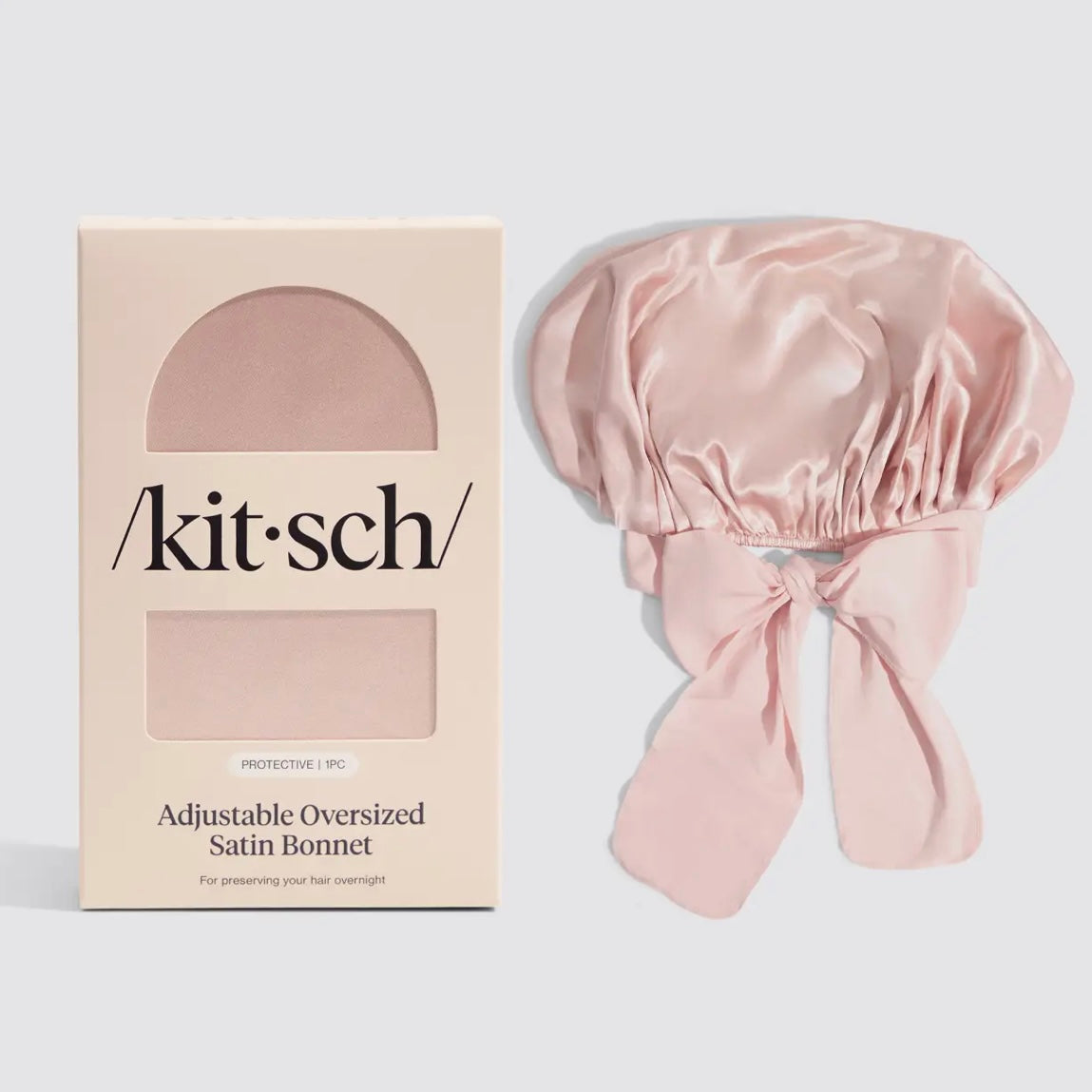 / Kit • sch / Adjustable Oversized Satin Bonnet