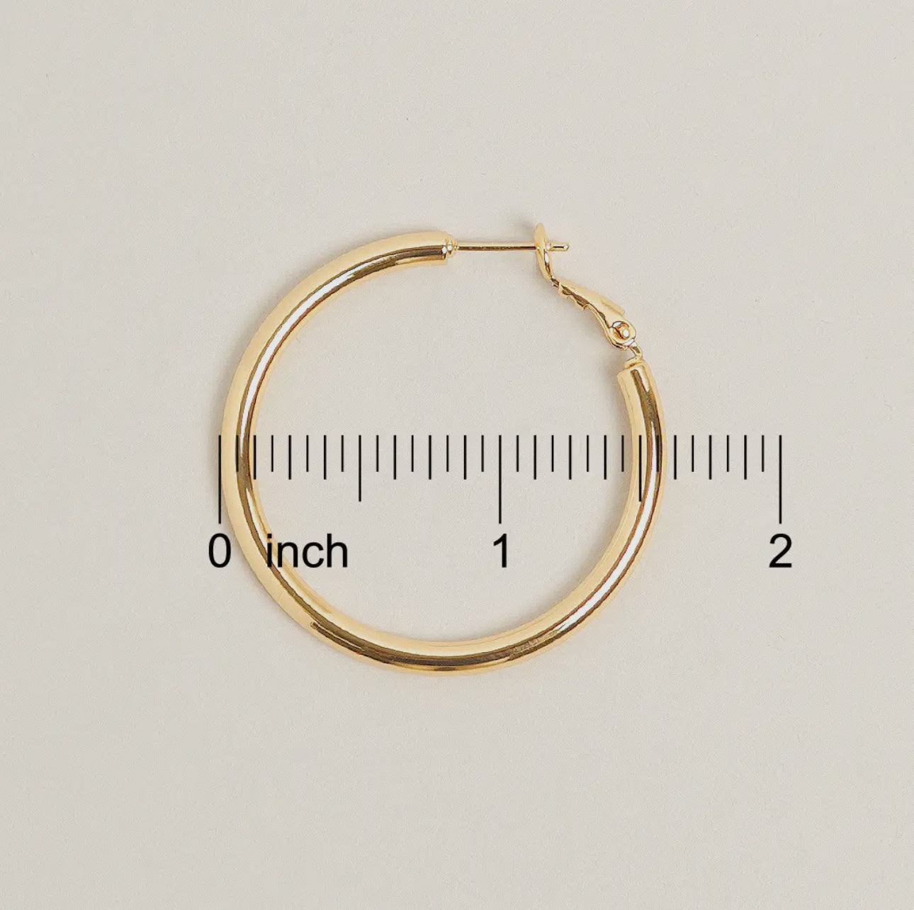 14K Gold Dipped Hoop Earrings