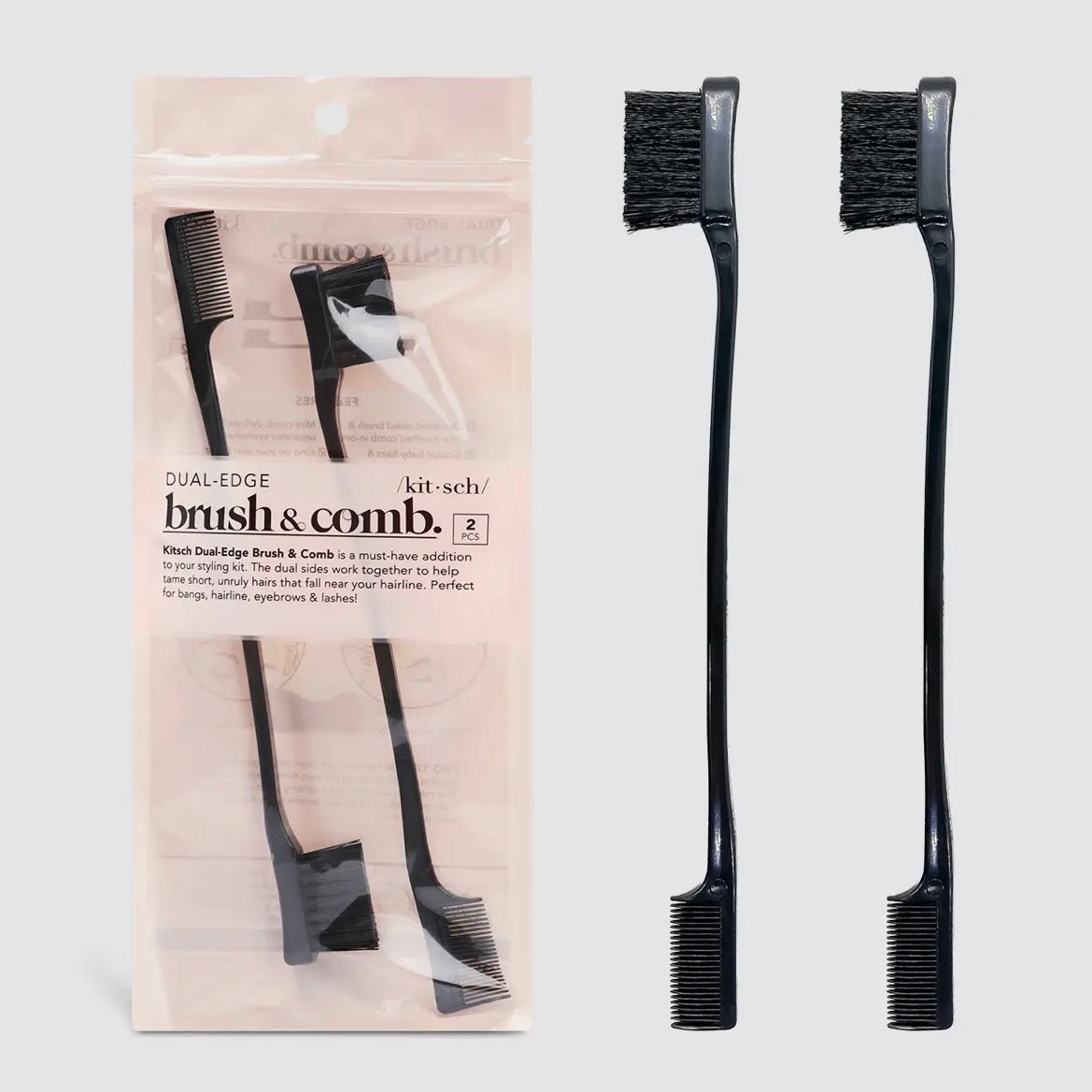 / Kit • sch / Edge Brush & Comb 2pc