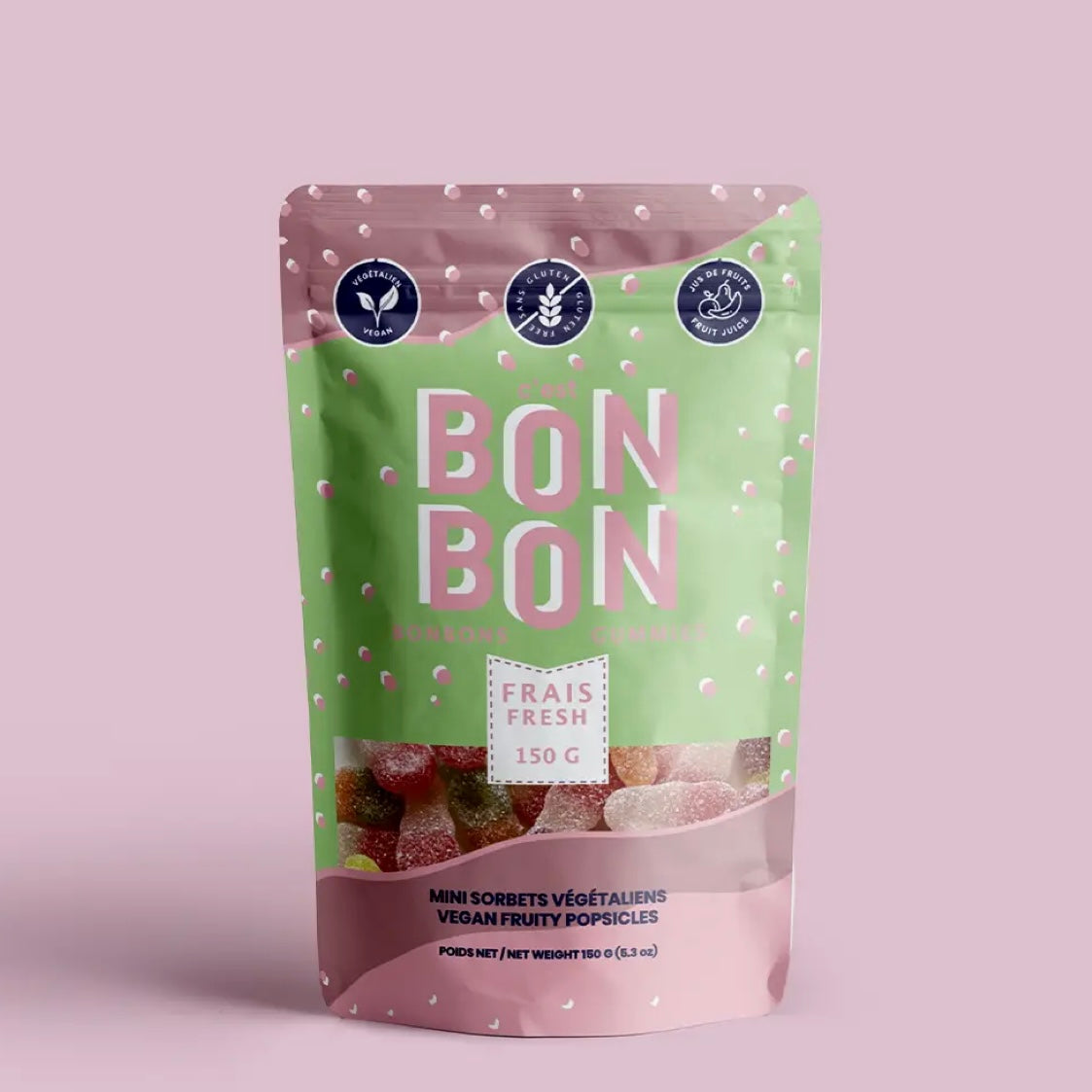 Bon Bon Vegan Fruity Popsicle Gummies