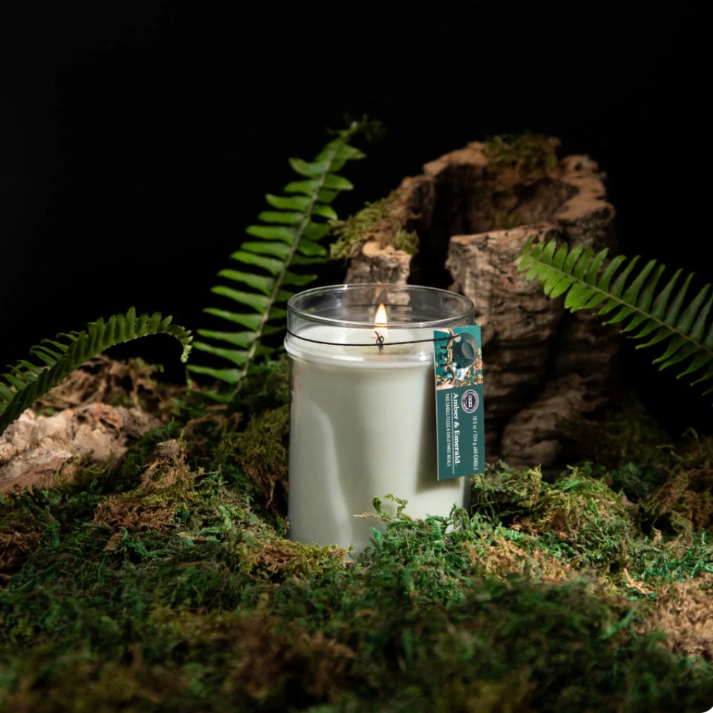 Amber & Emerald Large Jar Candle