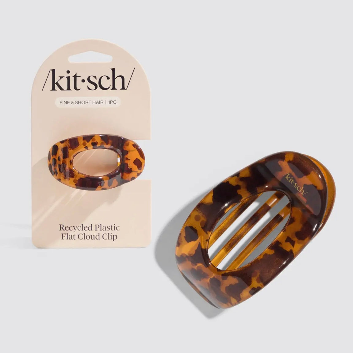/ Kit • sch / Tortoise Flat Cloud Small Clip