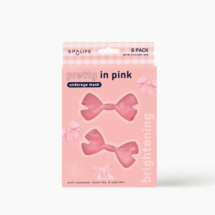 Pretty in Pink Brightening Under Eye Mask 6 Pack