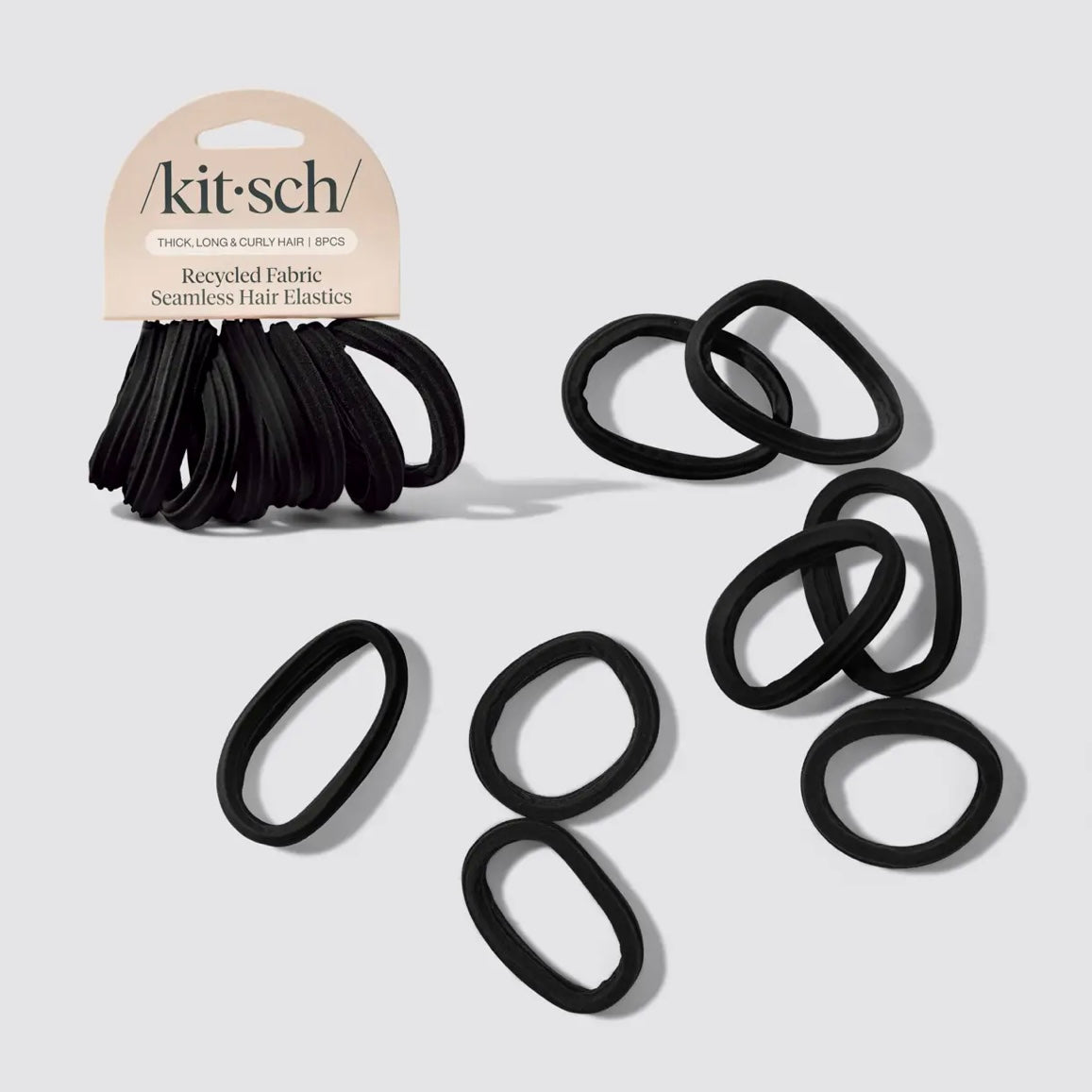 / Kit • sch / Recycled Seamless Hair Elastics 8pc Set