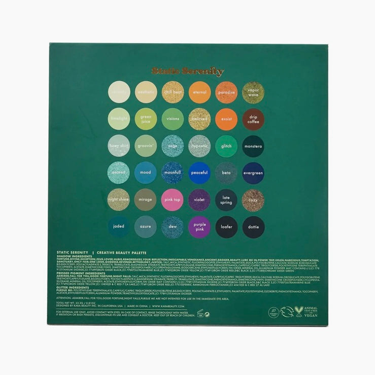 Static Serenity 36-Shade Creative Beauty Palette