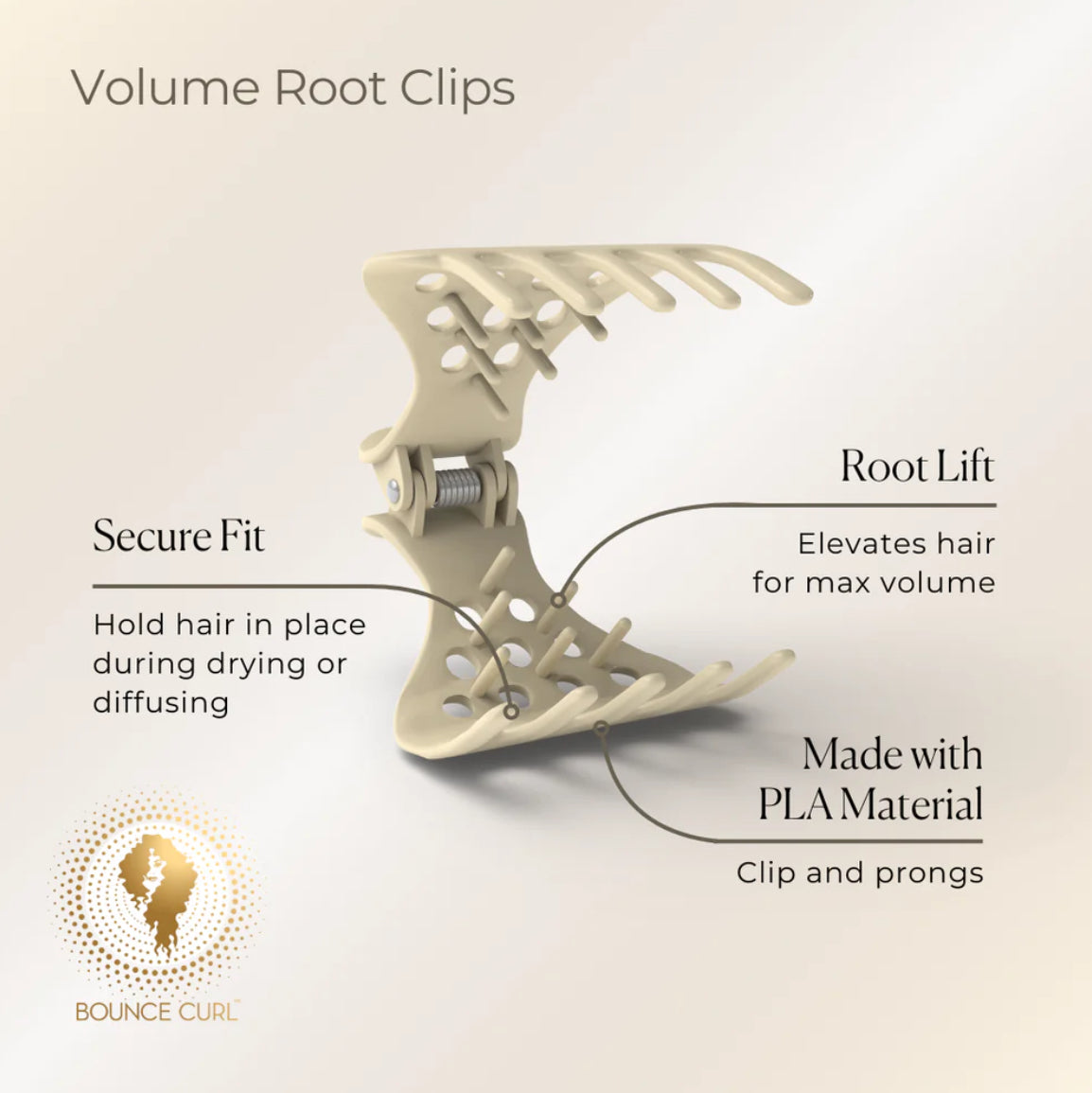 Bounce Curl Volume Root Clips