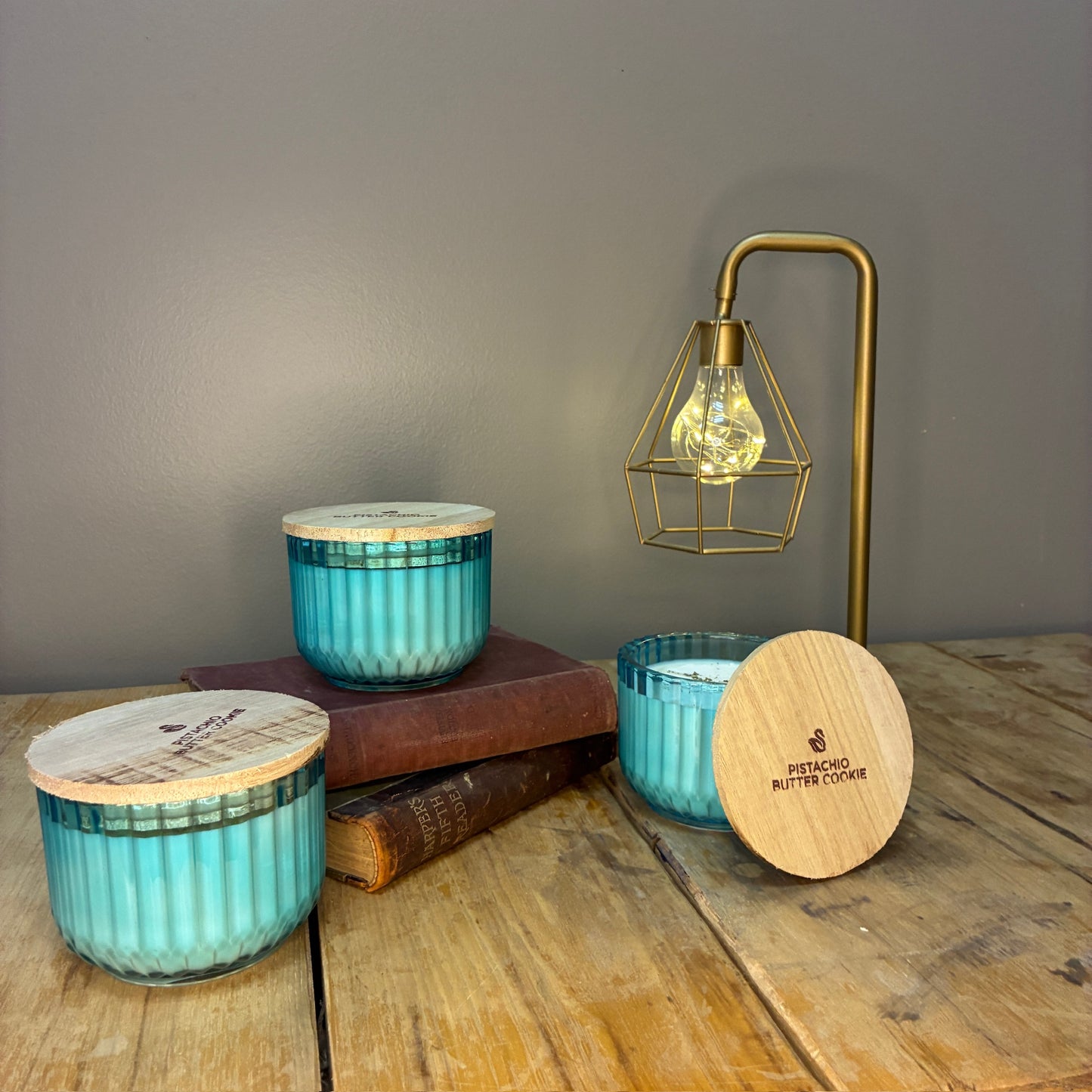 Swan Creek Cathedral Candle -Bowl w/ Lid