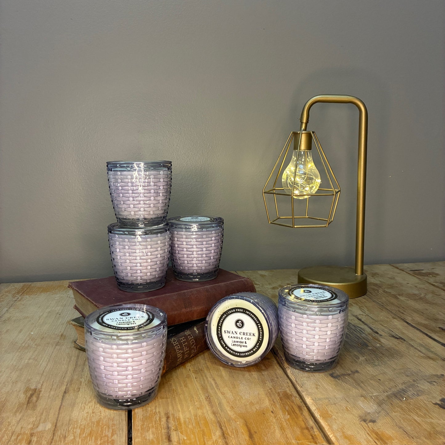 Swan Creek Cathedral Candle - Small Vase