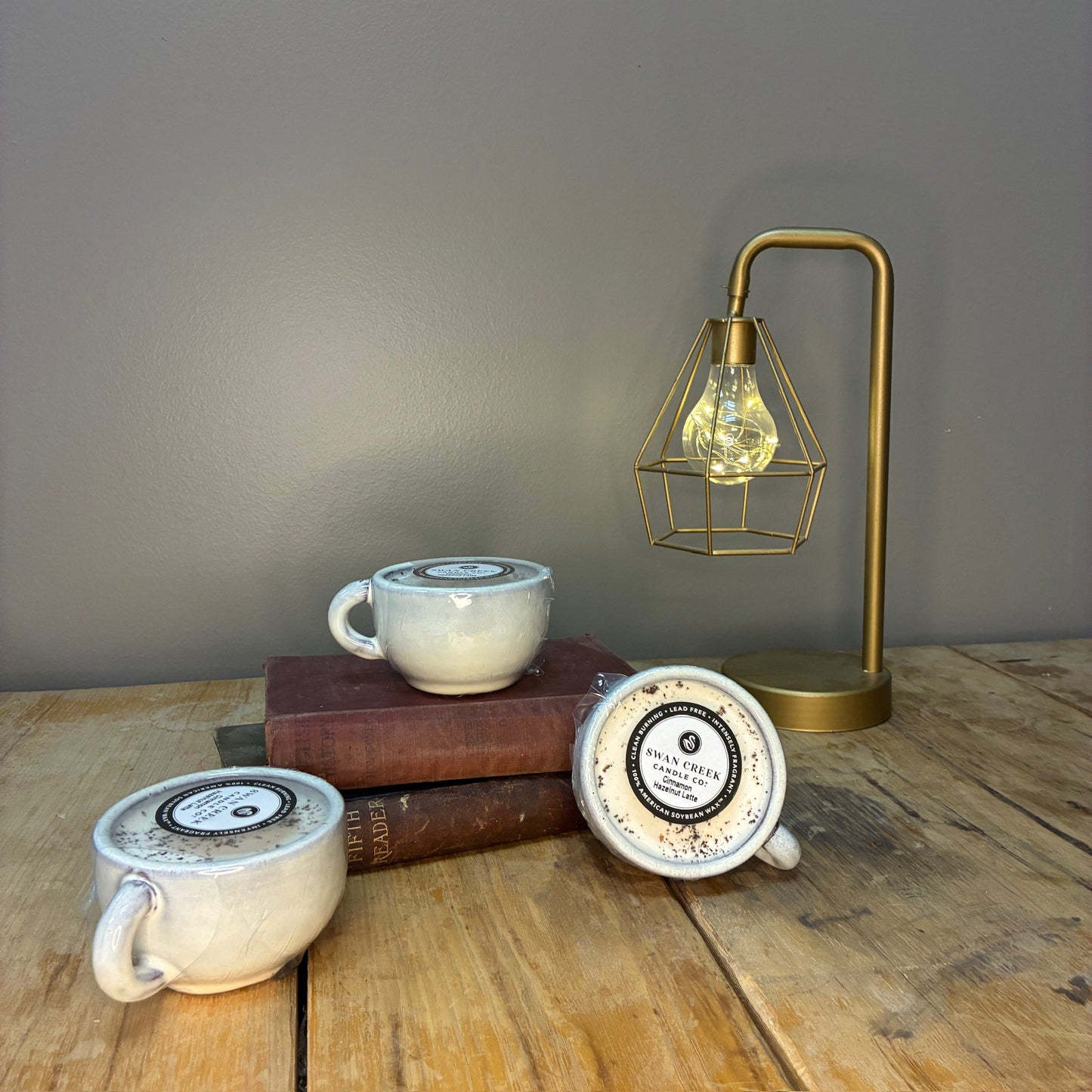 Swan Creek Stoneware Coffee Cup Candle - Small