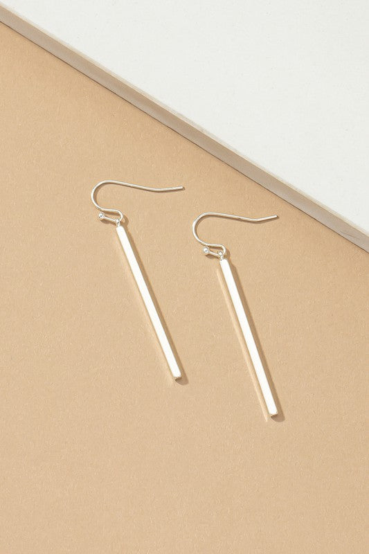 Victoria match stick drop earrings