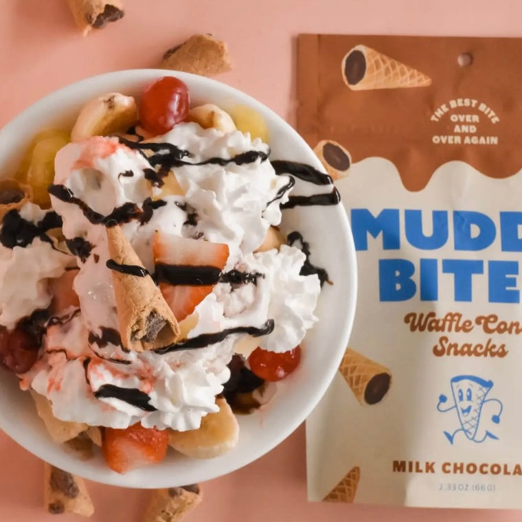 Muddy Bites Waffle Cone Snacks