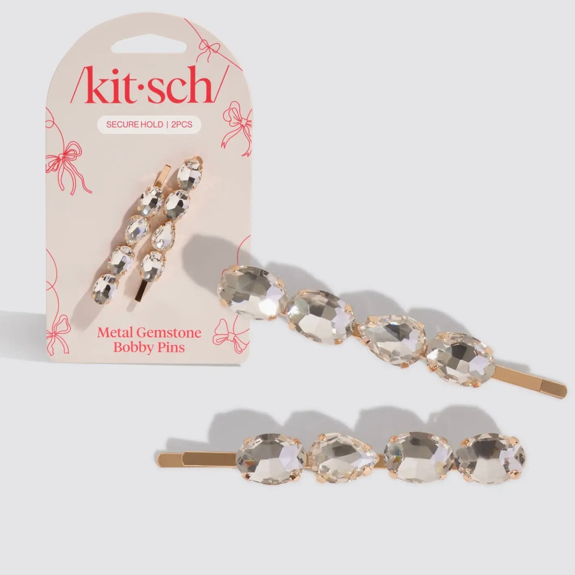 / Kit • sch / Holiday Gemstone Bobby Pins