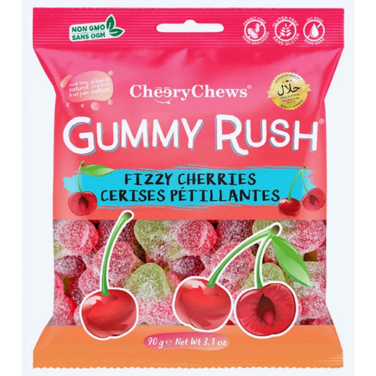 Gummy Rush Fizzy Cherries