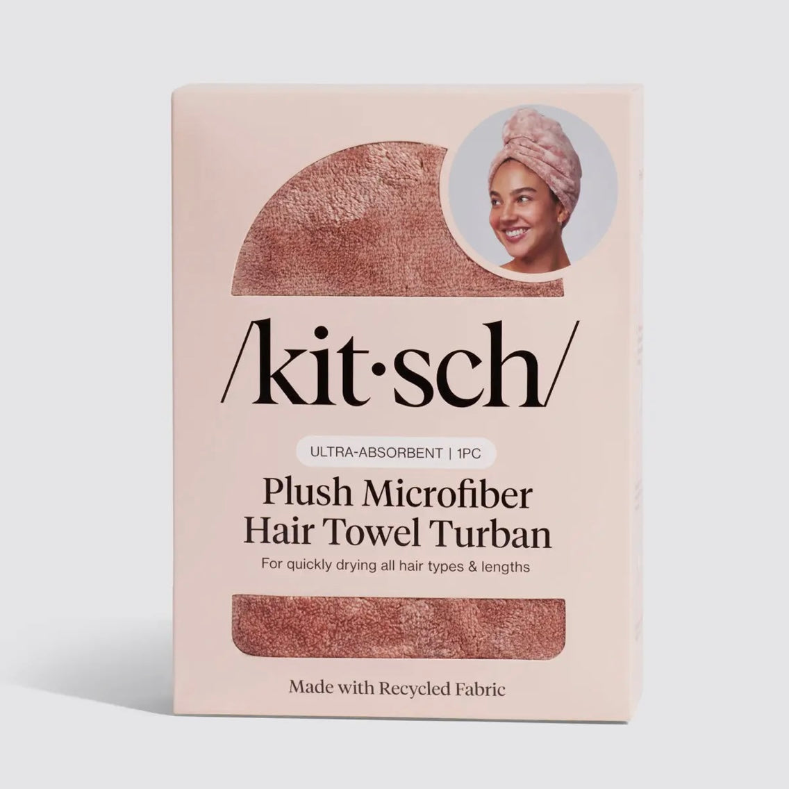 / Kit•sch / Plush Microfiber Hair Towel Turban