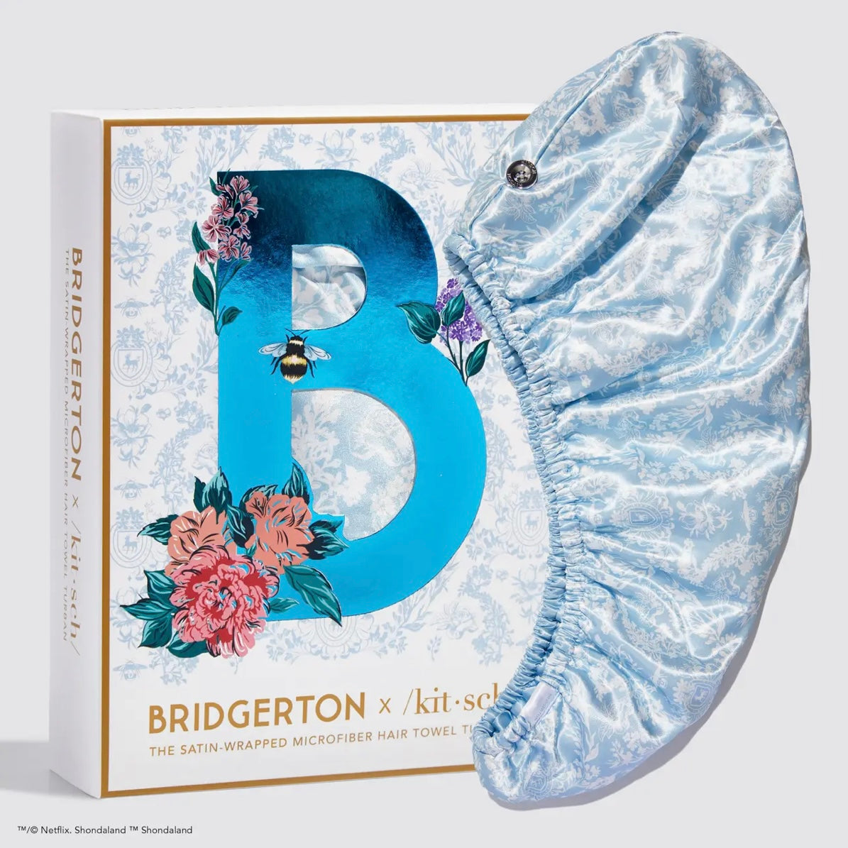 / Kit•sch / Bridgerton Satin Wrapped Hair Towel