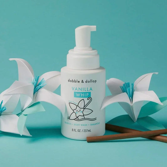 Dabble & Dollop 3-in-1 Shampoo, Bubble Bath and Body Whip