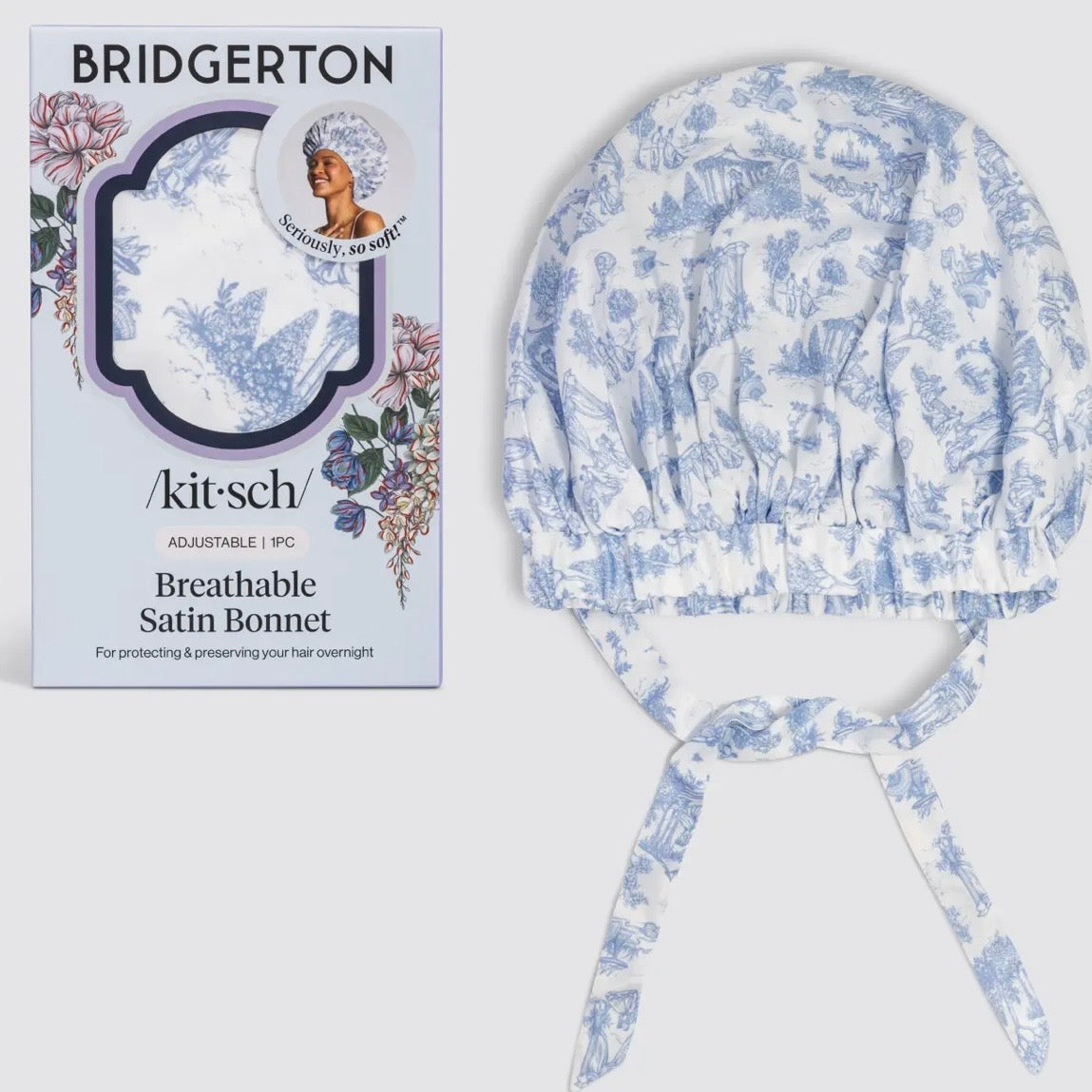 / Kit•sch / Bridgerton Breathable Satin Bonnet