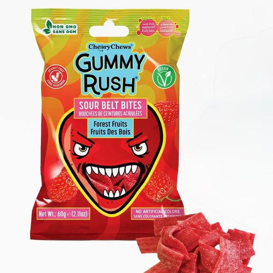 Gummy Rush Sour Belt Bites