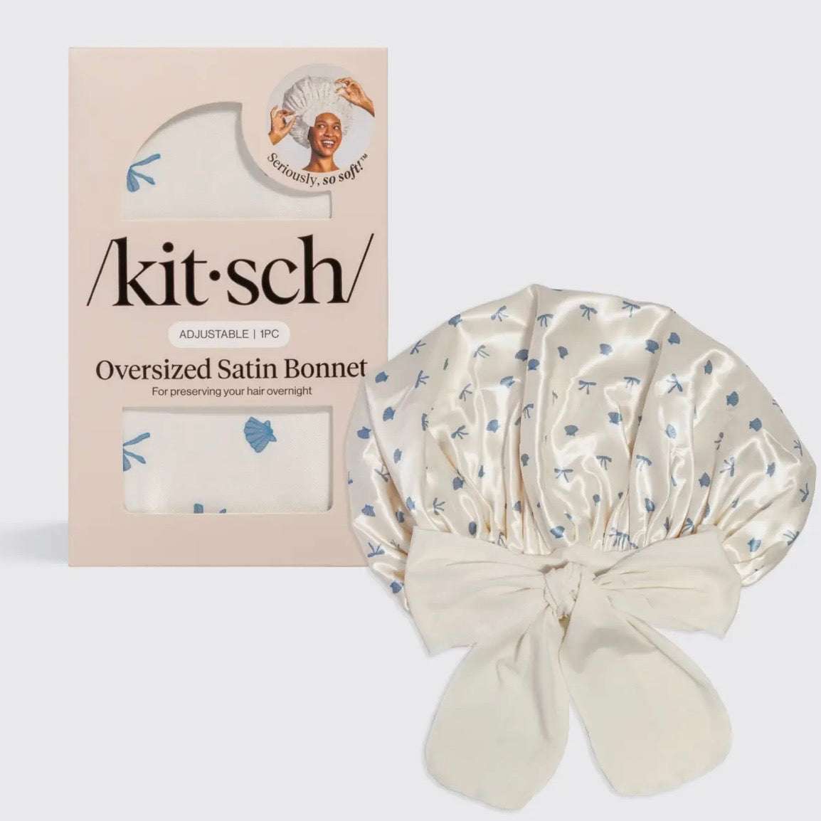 / Kit • sch / Adjustable Oversized Satin Bonnet