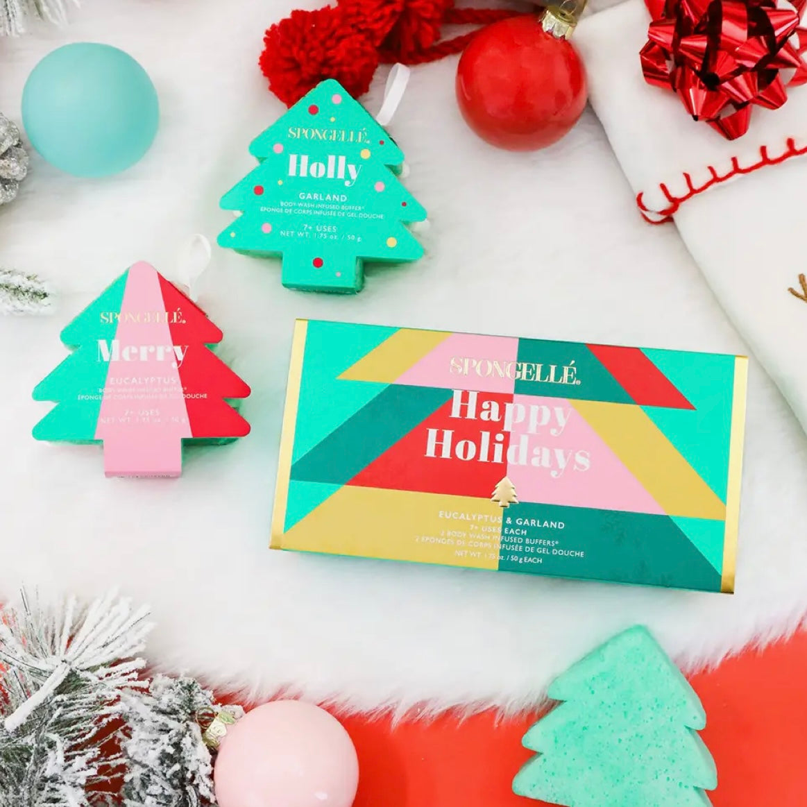 Happy Holidays Spongelle Gift Set