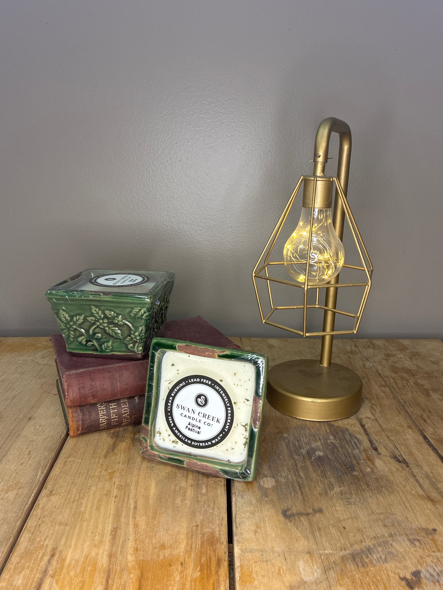 Swan Creek Holiday Pottery - Small Square Pot