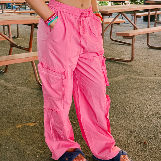 Pink Cargo Pant