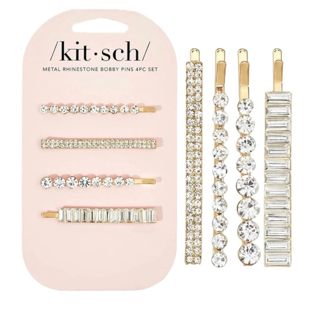 / Kit • sch / Metal Rhinestone Bobby Pin Set