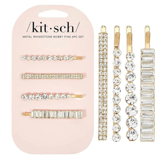 / Kit • sch / Metal Rhinestone Bobby Pin Set