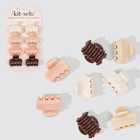 / Kit • sch / Mini Puffy Claw Clip 8pc Set