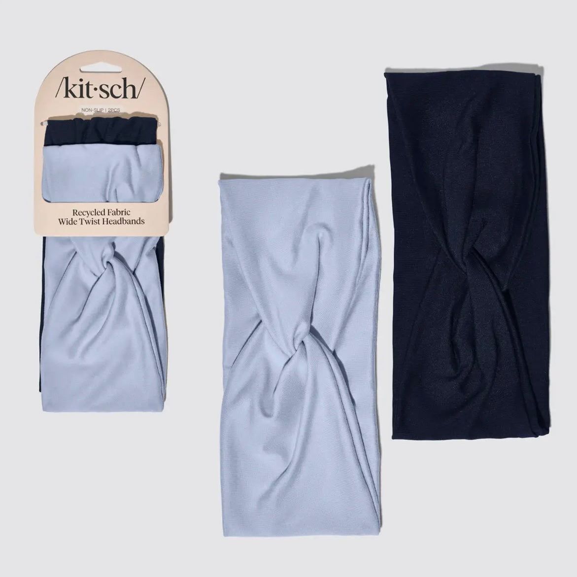 / Kit • sch / Fabric Wide Twist Headbands 2pc