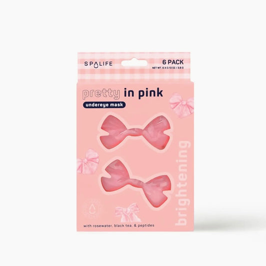 Pretty in Pink Brightening Under Eye Mask 6 Pack