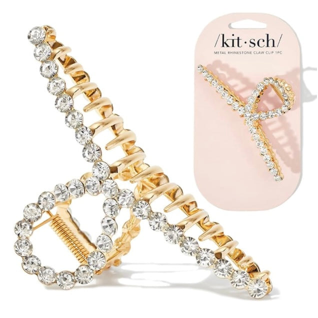 / Kit • sch / Metal Loop Rhinestone Claw Clip