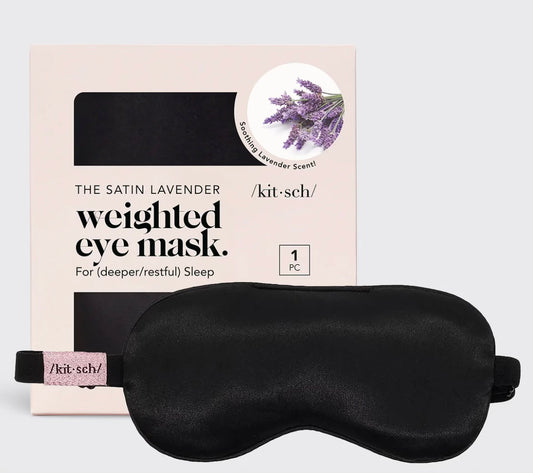 / Kit • sch / Satin Lavender Weighted Eye Mask