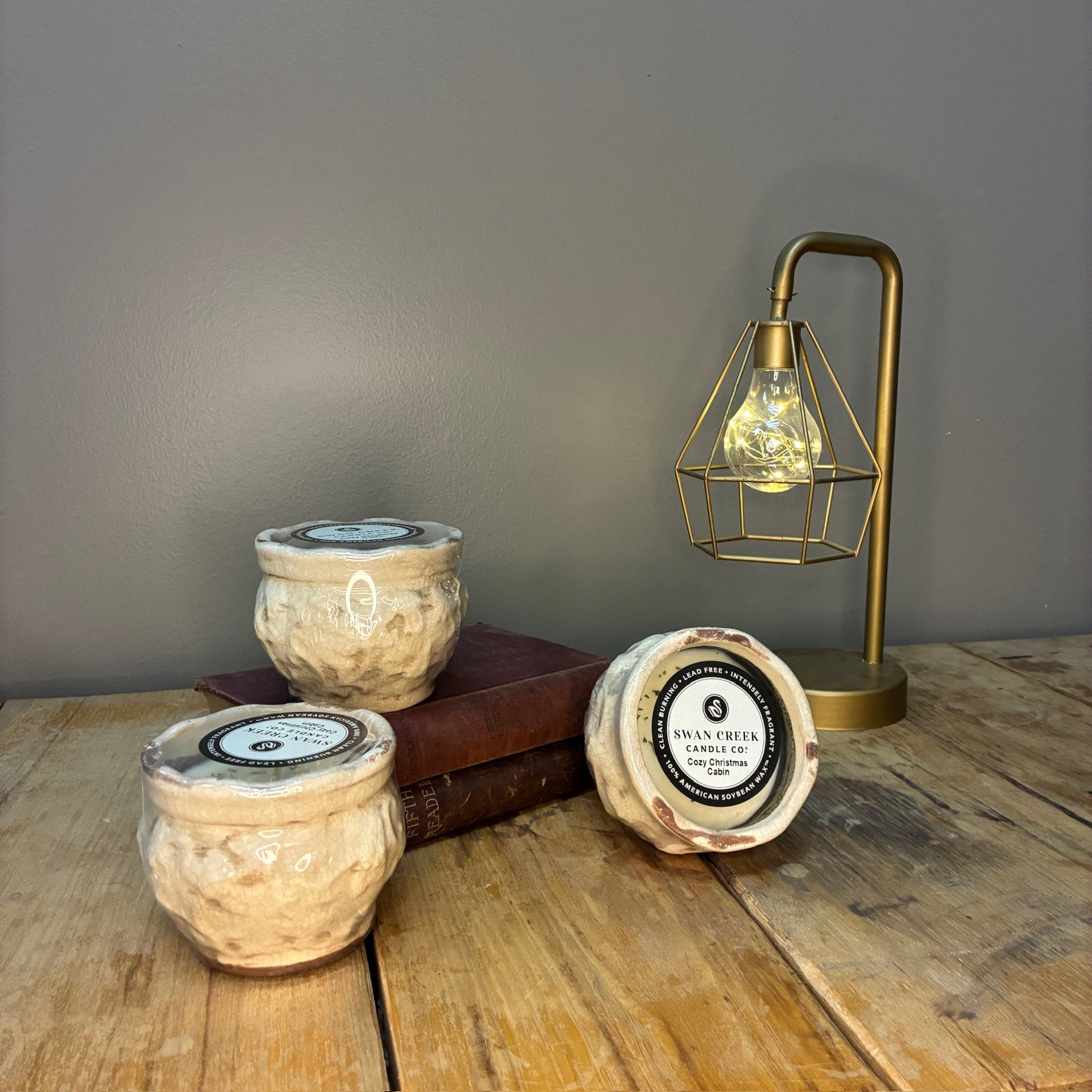 Swan Creek Holiday Pottery - Small Round Pot