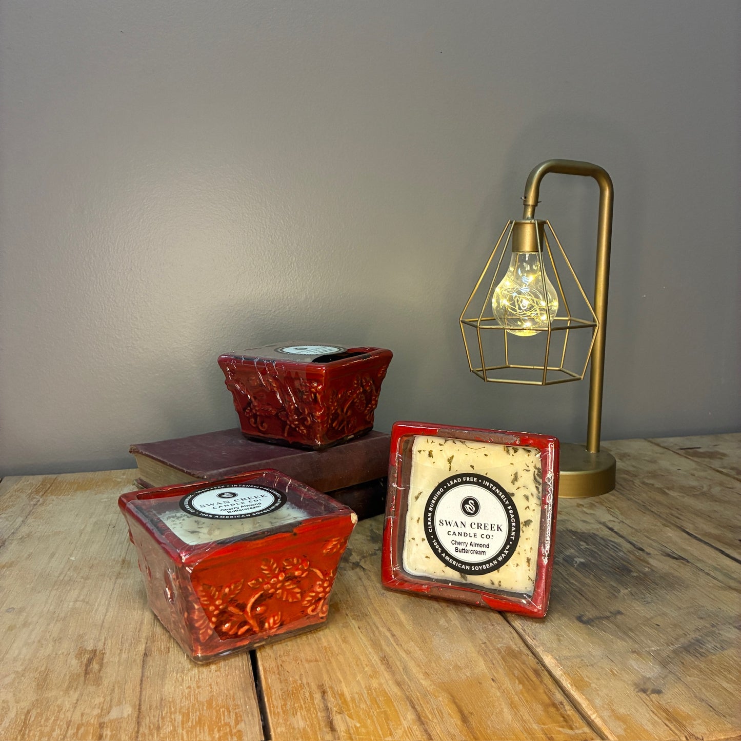 Swan Creek Holiday Pottery - Small Square Pot