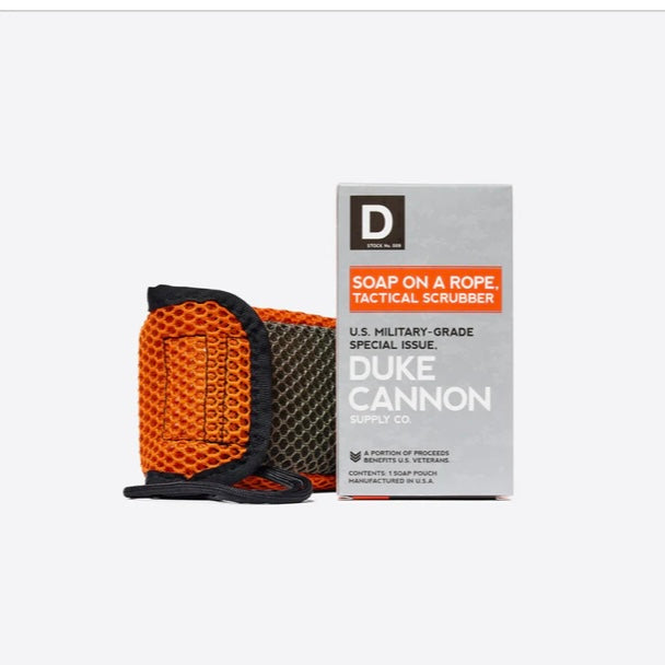 Duke Cannon Soap on a Rope Tactical Scrubber