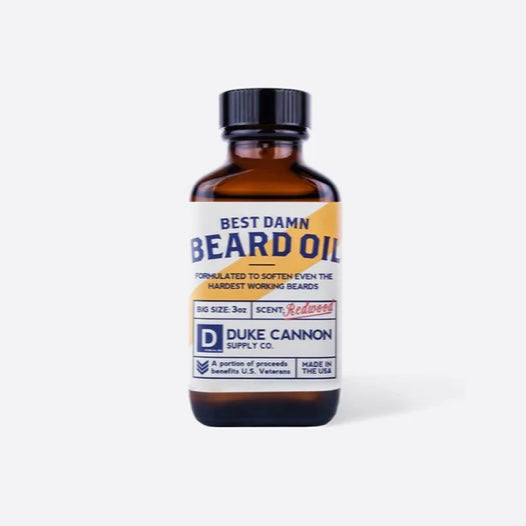 Duke Cannon Best Damn Beard Oil - Redwood